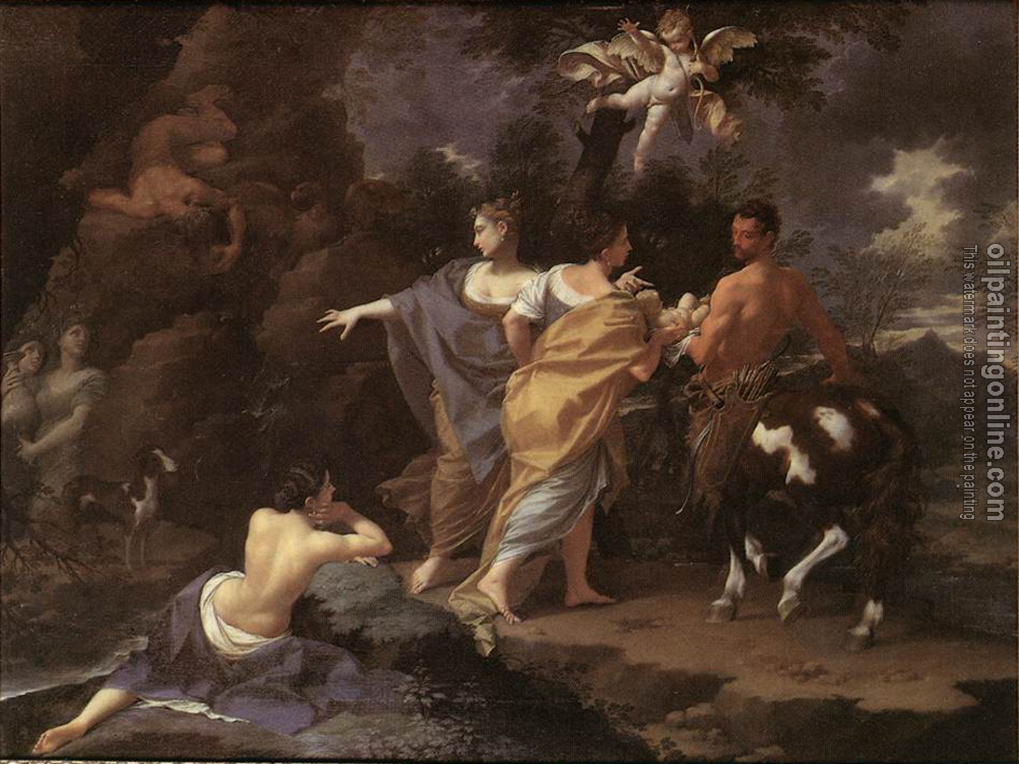 Donato Creti - Achilles Handing over to Chiron